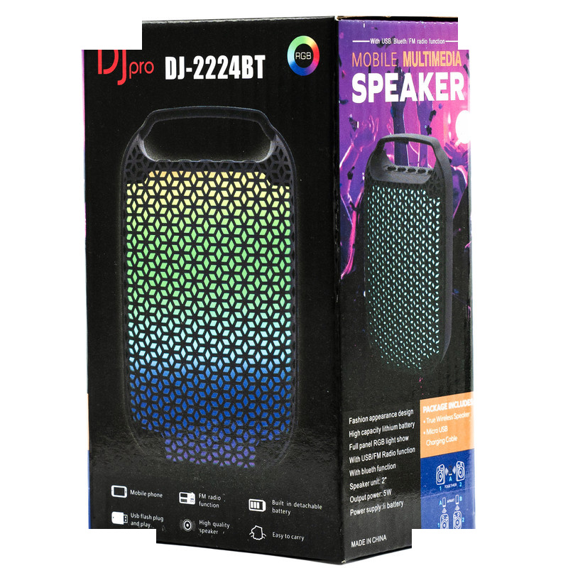 اسپیکر بلوتوثی قابل حمل دی جی پرو مدل DJ-2224