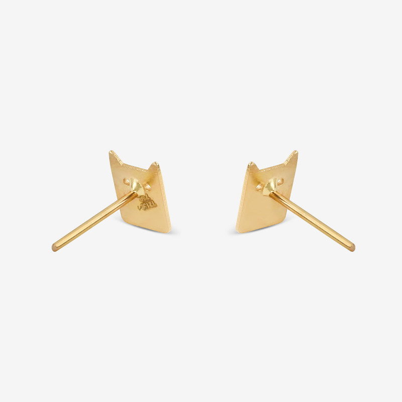 گوشواره میخی طلا 18 عیار زنانه طلای رادا مدل لوسیفر کد rd267
