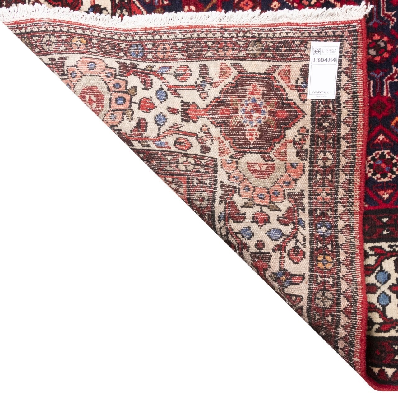 فرش دستباف قدیمی کناره طول سه و نیم متر حسین آباد کد 130484 فرش دستباف قدیمی کناره طول سه و نیم متر حسین آباد کد 130484