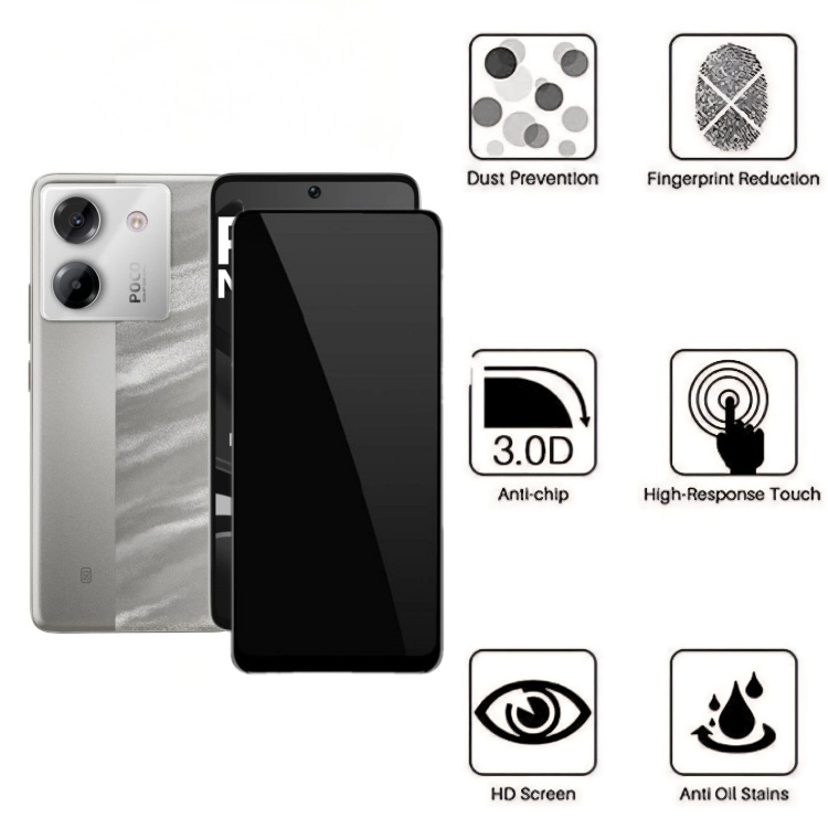 محافظ صفحه نمایش شیشه ای گوشی موبایل زیفرند مدل Privacy مناسب شیائومی Poco M7 Pro 5G محافظ صفحه نمایش شیشه ای گوشی موبایل زیفرند مدل Privacy مناسب شیائومی Poco M7 Pro 5G