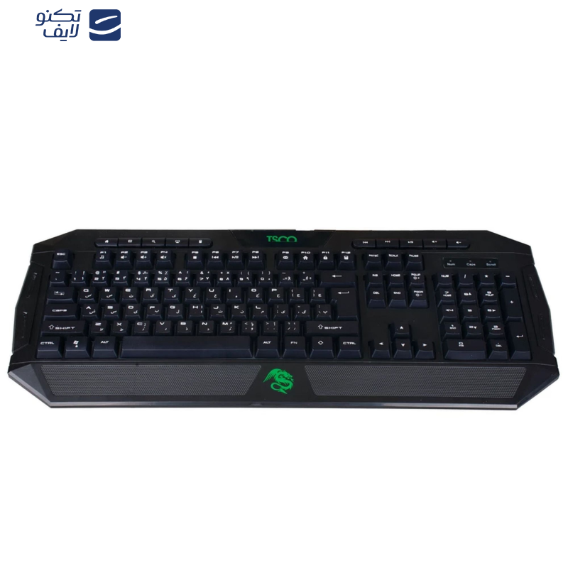 کیبورد گیمینگ تسکو مدل TK 8124، سوییچ ممبران، Full-Size، نورپردازی RGB LED کیبورد گیمینگ تسکو مدل TK 8124، سوییچ ممبران، Full-Size، نورپردازی RGB LED