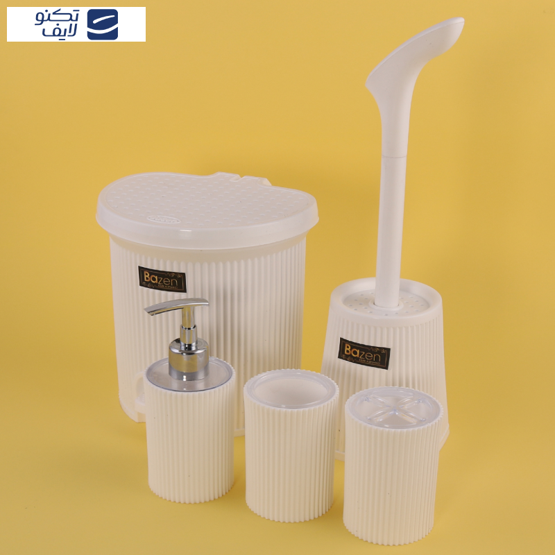 ست سرویس بهداشتی 5 پارچه بازن مدل PJ-108228 ست سرویس بهداشتی 5 پارچه بازن مدل PJ-108228