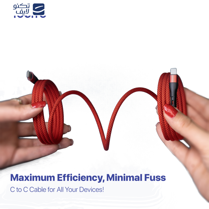 کابل USB-C فوربری مدل Magnetic KS-CC01-60W طول 1 متر کابل USB-C فوربری مدل Magnetic KS-CC01-60W طول 1 متر