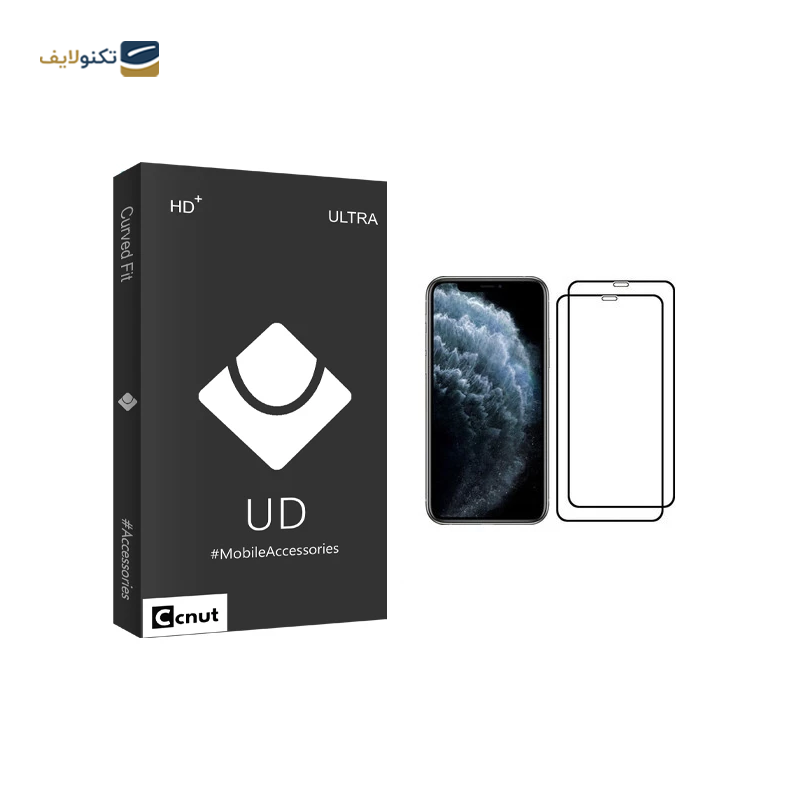 gallery-گلس گوشی سامسونگ Galaxy A12 کوکونات مدل UD Black copy.png