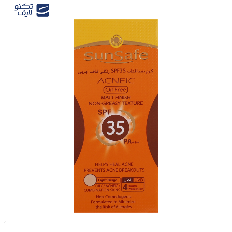 کرم ضدآفتاب و آنتیآکنه رنگی سانسیف مدل SPF35، مناسب پوستهای چرب، حجم 50 میلیلیتر کرم ضدآفتاب و آنتیآکنه رنگی سانسیف مدل SPF35، مناسب پوستهای چرب، حجم 50 میلیلیتر
