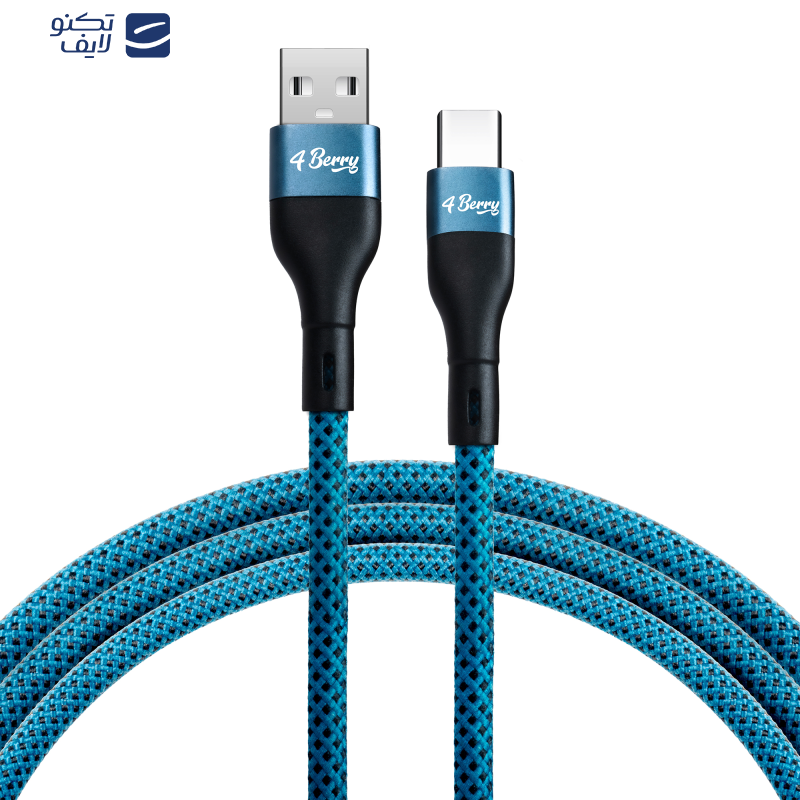 کابل تبدیل USB به USB-C فوربری مدل Magnetic KS-AC01-18W طول 1 متر کابل تبدیل USB به USB-C فوربری مدل Magnetic KS-AC01-18W طول 1 متر