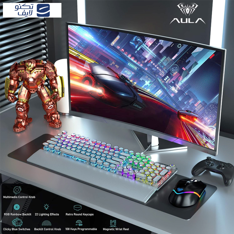 کیبورد مخصوص بازی آئولا مدل F2088 کیبورد مخصوص بازی آئولا مدل F2088
