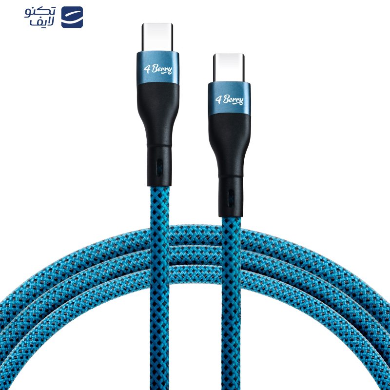 کابل USB-C فوربری مدل Magnetic KS-CC01-60W طول 1 متر کابل USB-C فوربری مدل Magnetic KS-CC01-60W طول 1 متر