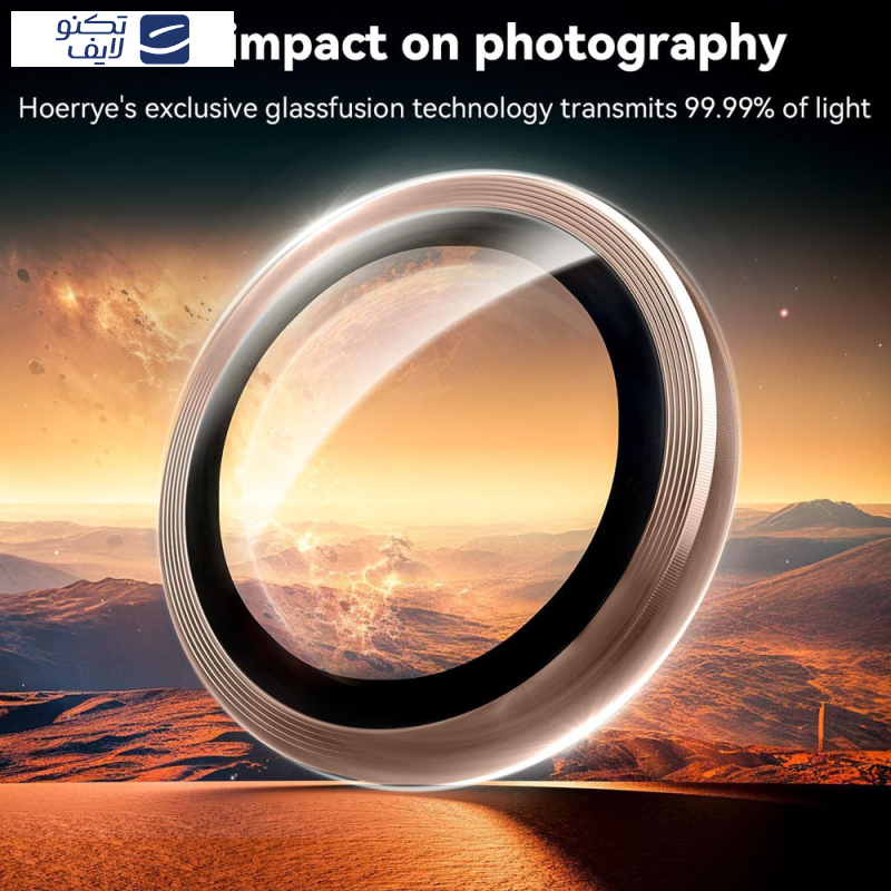 محافظ لنز دوربین انتک مدل Metal مناسب برای گوشی موبایل اپل Iphone 16 Pro / 16 Pro Max