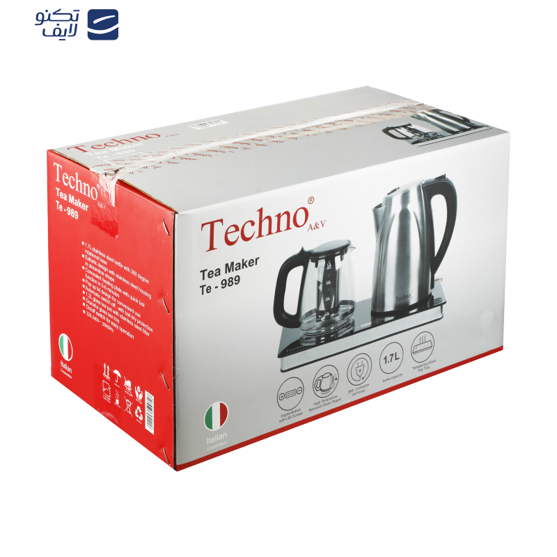 چای ساز تکنو مدل Te-989 چای ساز تکنو مدل Te-989