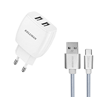 شارژر دیواری کلومن مدل KC-H705 به همراه کابل تبدیل USB -C شارژر دیواری کلومن مدل KC-H705 به همراه کابل تبدیل USB -C-small-image