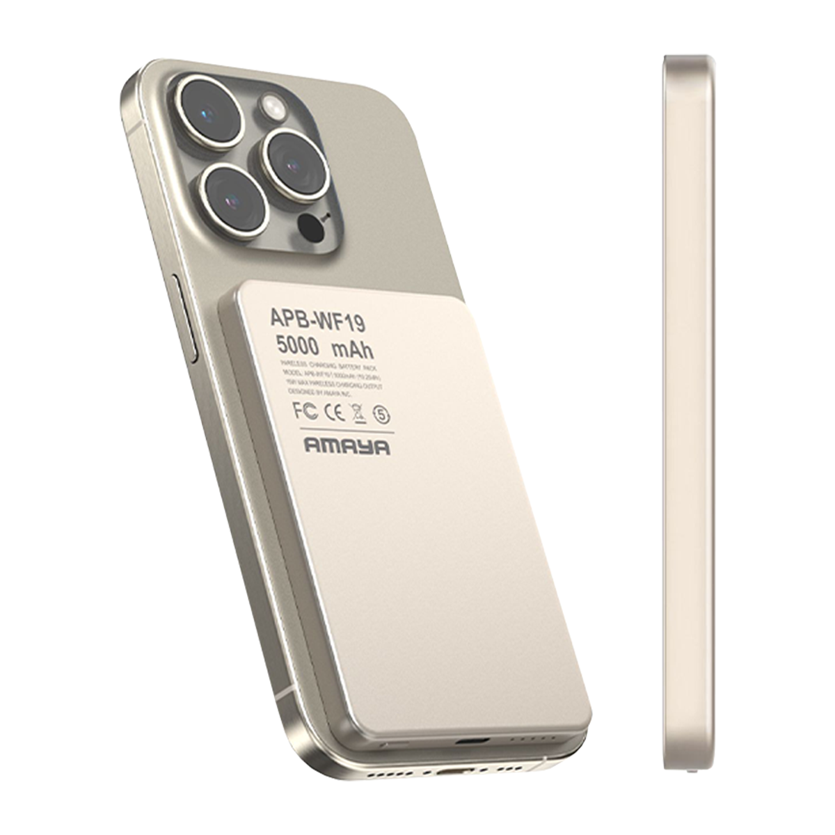 پاوربانک آمایا مدل APB-WF19 ظرفیت 5000 میلی آمپر ساعت