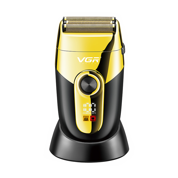 ست ماشین اصلاح موی صورت شارژی VGR مدل V383، اصلاح به صورت صفرزن، ضد آب، منبع انرژی با باتری قابل شارژ، تکنولوژی اصلاح به صورت شیو فویلی، مدت زمان شارژ 90 دقیقه و مدت زمان استفاده پس از شارژ 60 دقیقه، به همراه استند شارژ، برس تمیزکننده، محافظ