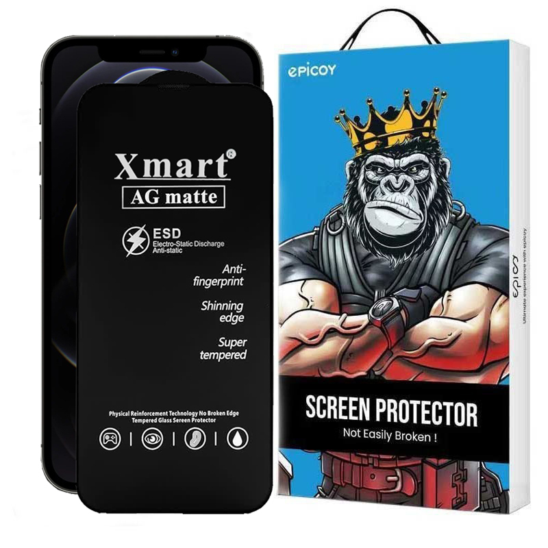 گلس گوشی مات اپل iPhone 12 اپیکوی مدل Xmart Ag Matte محافظ صفحه نمایش مات اپیکوی مدل Xmart Ag Matte مناسب برای گوشی موبایل اپل iphone 12/12 pro