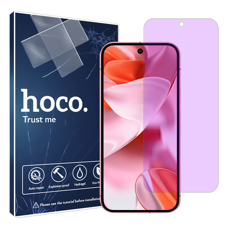 گلس گوشی موبایل گوگل Pixel 9 ضداشعه بنفش هوکو مدل Resistant