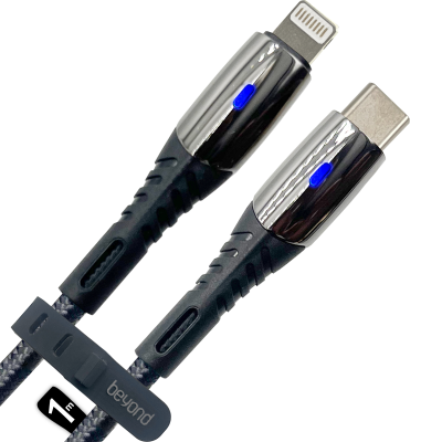 کابل تایپ سی به لایتنینگ بیاند مدل BCL-501 FAST CHARGE طول 1 متر کابل تبدیل USB-C به لایتنینگ بیاند مدل BCL-501 FAST CHARGE طول 1 متر