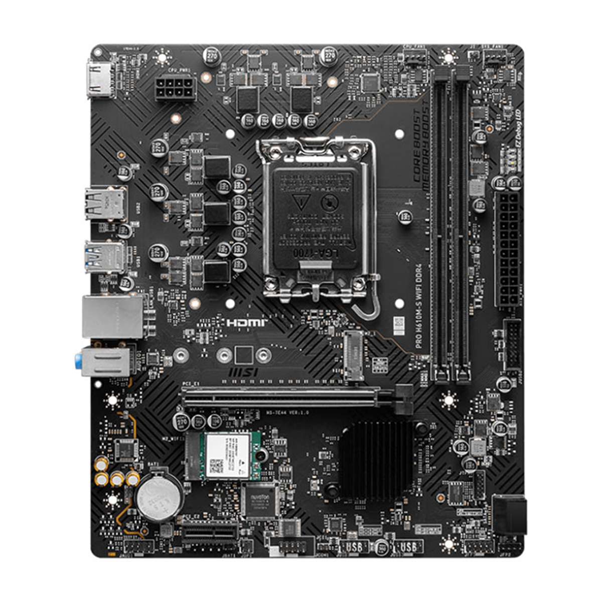 مادربرد ام اس آی مدل PRO H610M-S DDR4