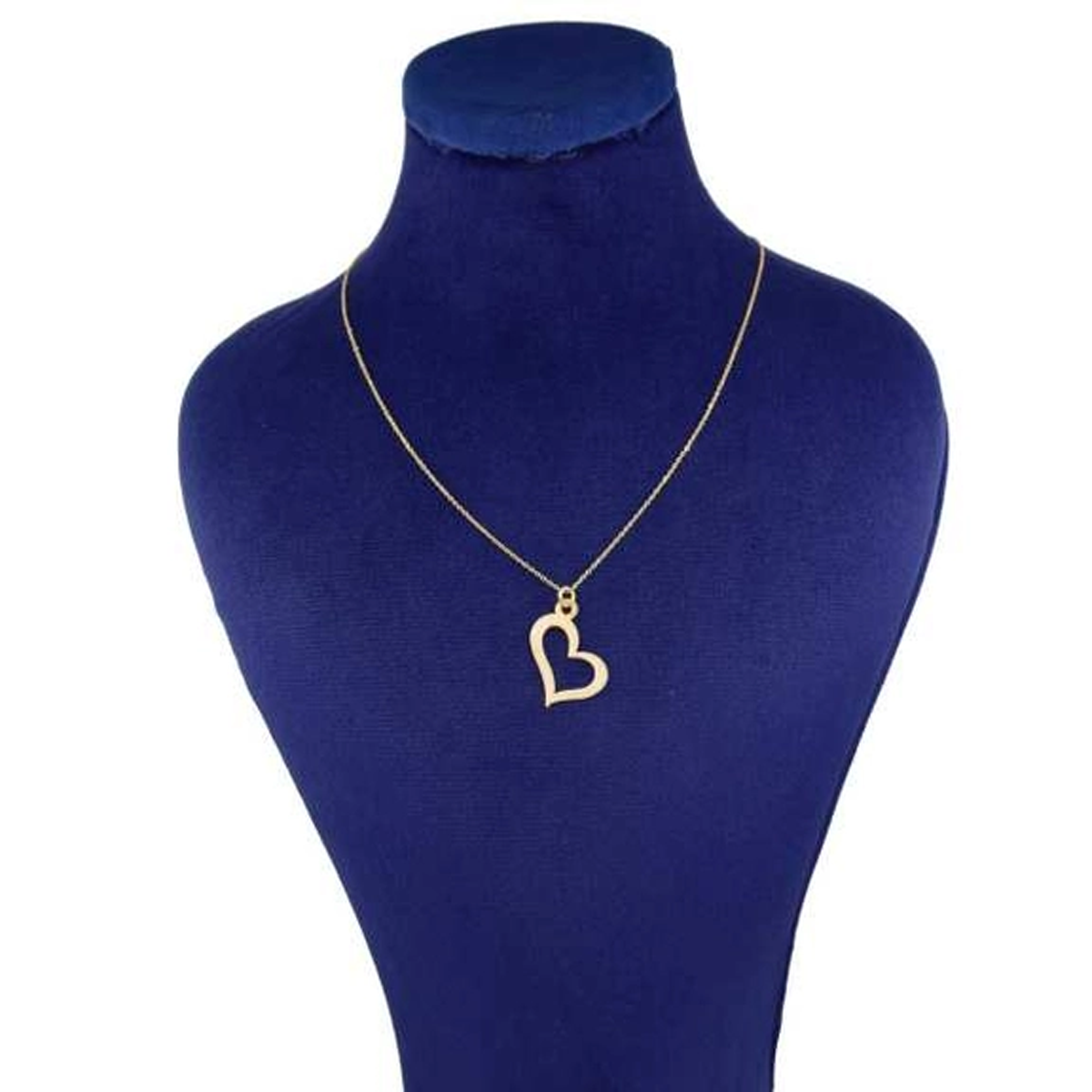 گردنبند طلا زنانه مدل قلب کد GA70-small-image