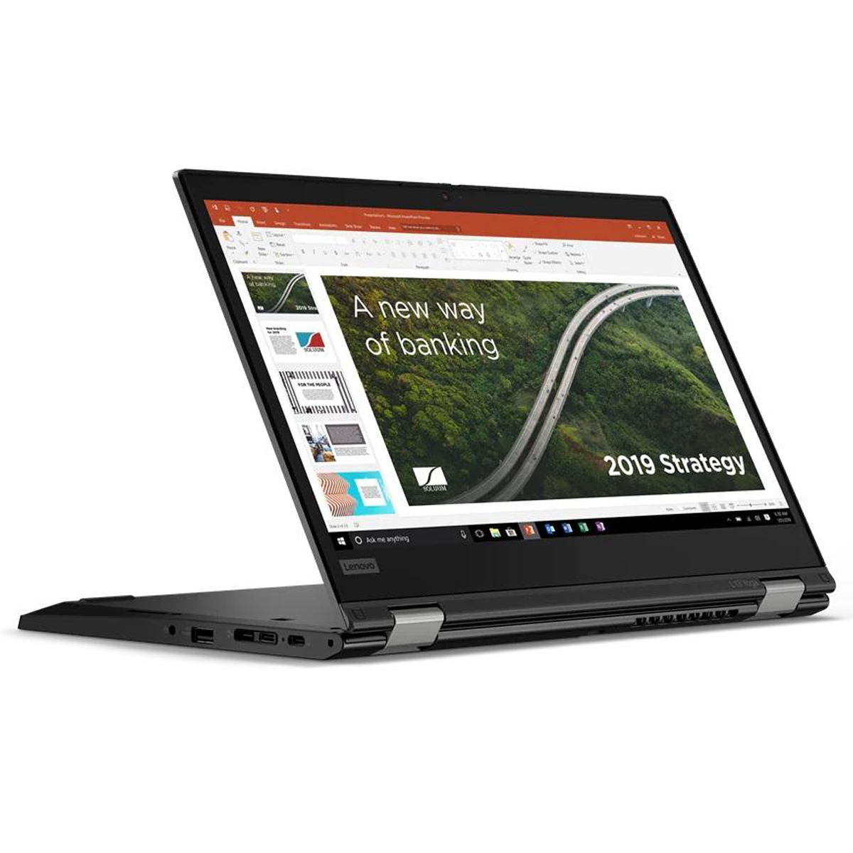 لپ تاپ لنوو 13.3 اینچی مدل Thinkpad L13 Yoga Gen 2 i7 1165G7 8GB 512GB-small-image