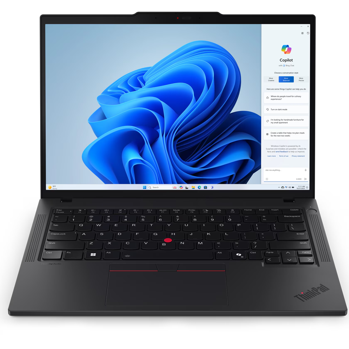 لپ تاپ لنوو 14 اینچی مدل ThinkPad T14 Ultra 7 155U 32GB 1TB