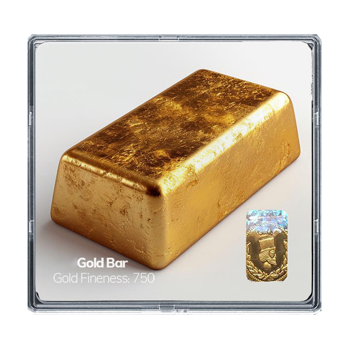 شمش طلا 5 گرمی 18 عیار مدوپد مدل شمش طلا کد SG11750-small-image