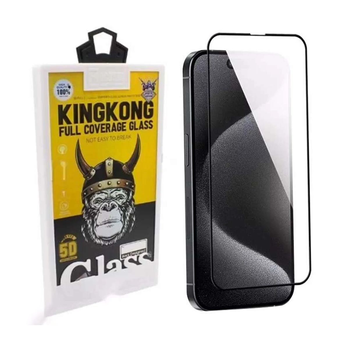 محافظ صفحه نمایش اپل iPhone 16 Pro Max کینگ کونگ مدل 5D محافظ صفحه نمایش اپل iPhone 16 Pro Max کینگ کونگ مدل 5D-small-image