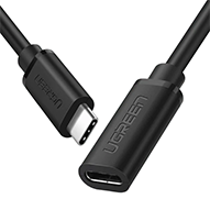 کابل تبدیل نری به مادگی USB-C یوگرین US353 مدل 10387 طول 1 متر افزایش طول