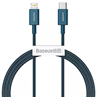 کابل تبدیل USB-C به لایتنینگ باسئوس مدل Baseus Superior Series CATLYS طول 1 متر کابل تبدیل USB-C به لایتنینگ باسئوس مدل Baseus Superior Series CATLYS طول 1 متر