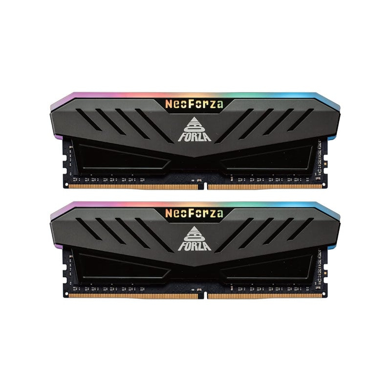 رم دسکتاپ DDR4 دو کاناله 3600 مگاهرتز CL18 نئو فورزا مدل MARS RGB ظرفیت 16 گیگابایت