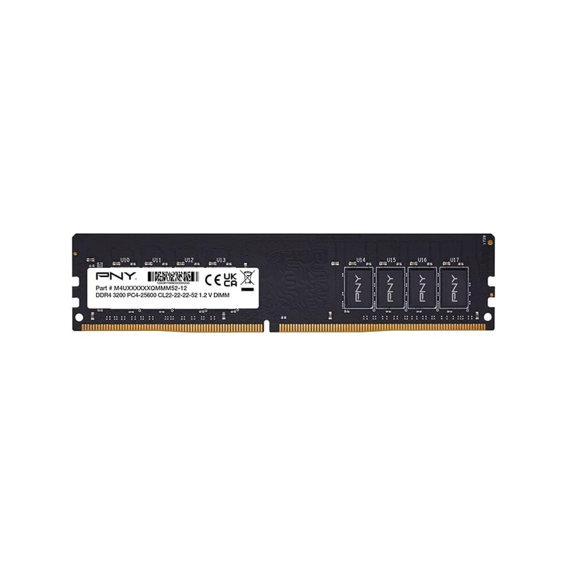 رم دسکتاپ DDR4 تک کاناله 3200 مگاهرتز CL22 پی ان وای مدل Performance ظرفیت 16 گیگابایت