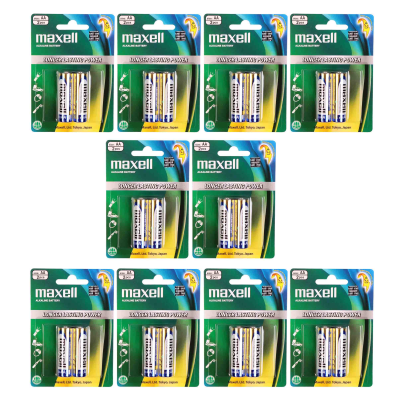 باتری قلمی مکسل مدل آلکالاین بسته 20 عددی