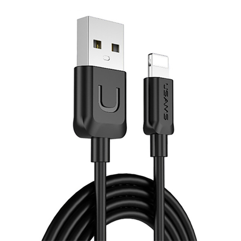 کابل لایتنینگ یوسمز مدل US-SJ097 طول 1 متر کابل تبدیل USB به لایتنینگ یوسمز مدل US-SJ097 طول 1 متر