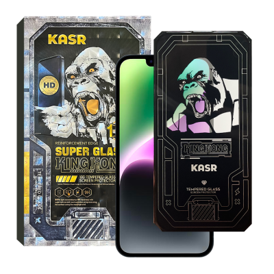 محافظ صفحه نمایش گوشی اپل iPhone 14 کینگ کونگ مدل SUPER GLASS 10D