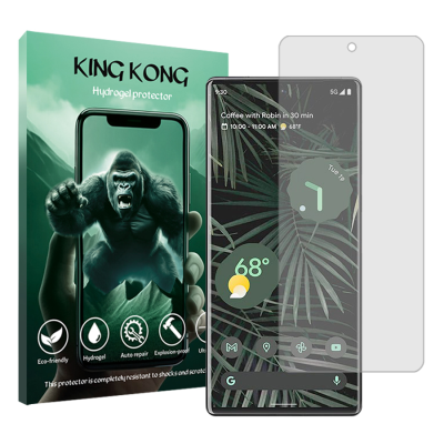 محافظ صفحه نمایش شفاف گوشی گوگل Pixel 6 Pro کینگ کونگ مدل Tou‌gh