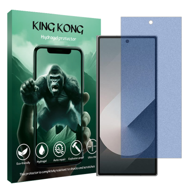 محافظ صفحه نمایش مات ضداشعه آبی گوشی سامسونگ Galaxy Z Fold6 کینگ کونگ مدل To‌ugh