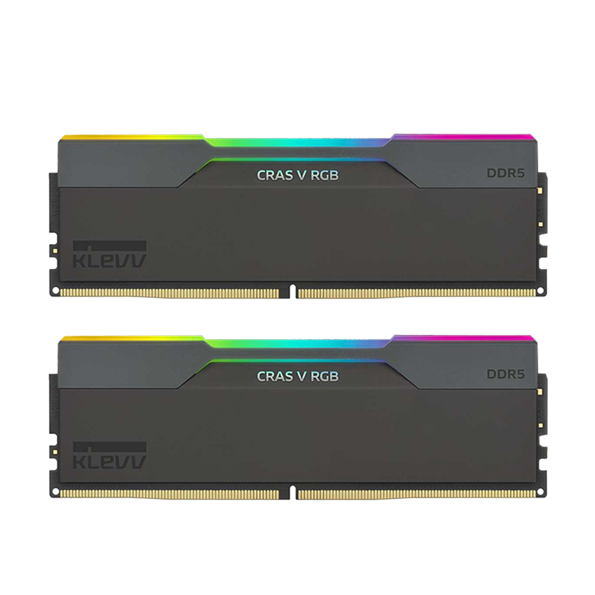 رم دسکتاپ DDR5 دو کاناله 6400 مگاهرتز CL32 کلو مدل Cras V RGB ظرفیت 32 گیگابایت-small-image