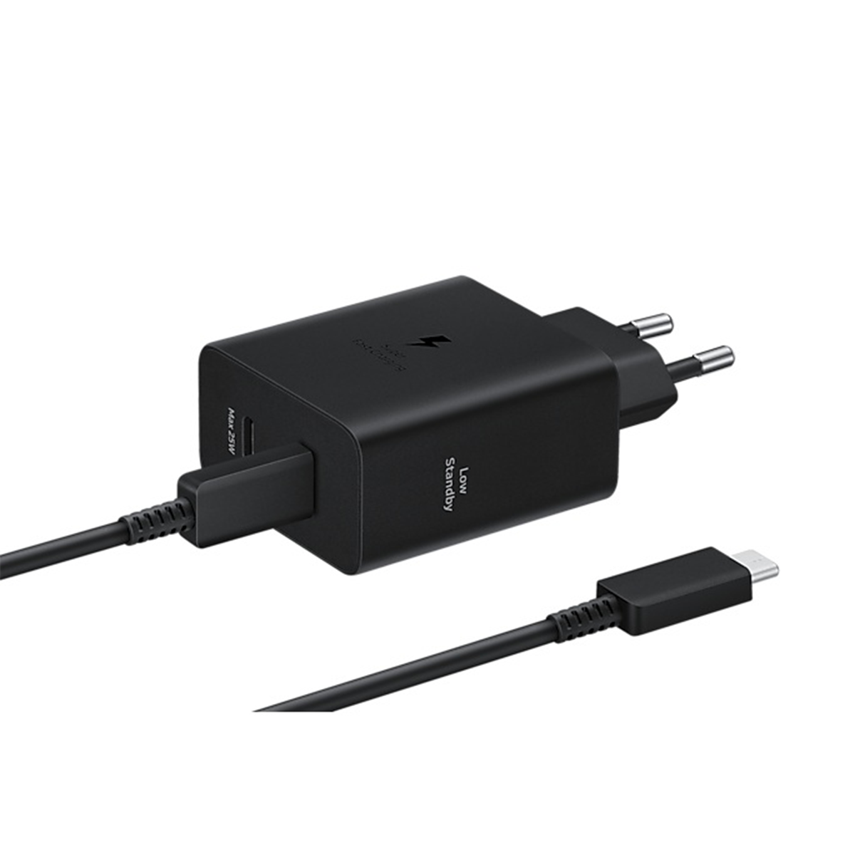 شارژر دیواری سامسونگ مدل EP-T5020XBEGWW  توان 50 وات به همراه کابل دو سر تایپ سی-small-image