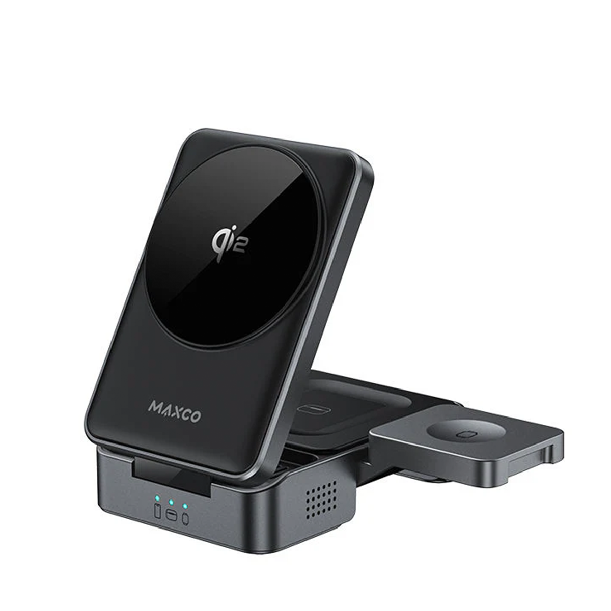 شارژر وایرلس سه کاره مکس کو مدل MW13 Qi2 3-in-1 Magnetic-small-image