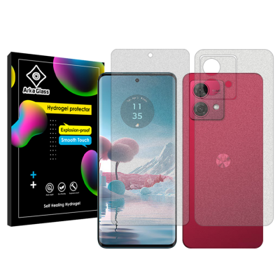 محافظ صفحه نمایش مات گوشی موتورولا Moto G84 آرکا گلس مدل Tough به همراه محافظ پشت گوشی