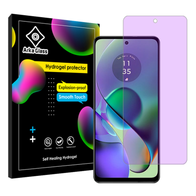 محافظ صفحه نمایش آنتی پرپل گوشی موتورولا Moto G54 آرکا گلس مدل Tough