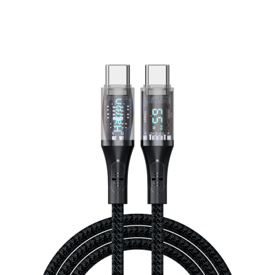 کابل دوسر USB-C هترون مدل HC612DB طول 1 متر کابل تبدیل USB-C هترون مدل HC612DB طول 1 متر