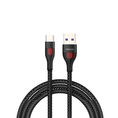 کابل USB-C هترون مدل HC303HB طول 1 متر کابل USB به USB-C هترون مدل HC303HB طول 1 متر