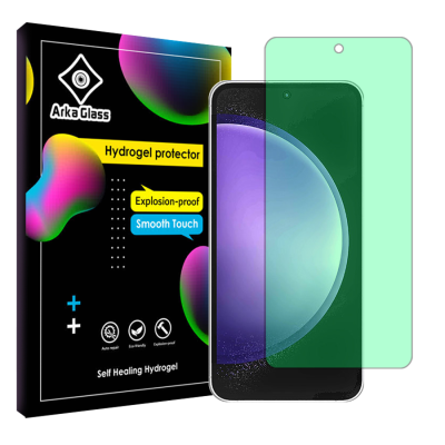 محافظ صفحه نمایش گرین لایت گوشی سامسونگ Galaxy S23 FE آرکا گلس مدل Tough