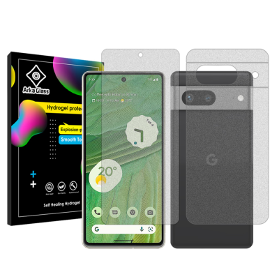 محافظ صفحه نمایش مات گوشی گوگل Pixel 6 Pro به همراه محافظ پشت گوشی آرکا گلس مدل Tough