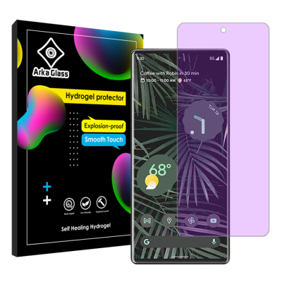 محافظ صفحه نمایش ضد اشعه بنفش گوشی گوگل Pixel 6 Pro آرکا گلس مدل Tough