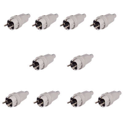 تخفیف دوشاخه برق صنعتی فرحان الکتریک مدل MAB.10 بسته 10 عددی