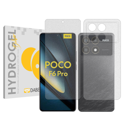 محافظ صفحه نمایش مات گوشی پوکو Poco F6 Pro دبن مدل Tough به همراه محافظ پشت گوشی