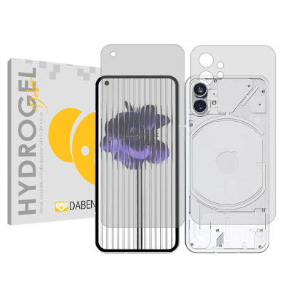 محافظ صفحه نمایش شفاف گوشی ناتینگ Phone 1 دبن مدل Tough به همراه محافظ پشت گوشی