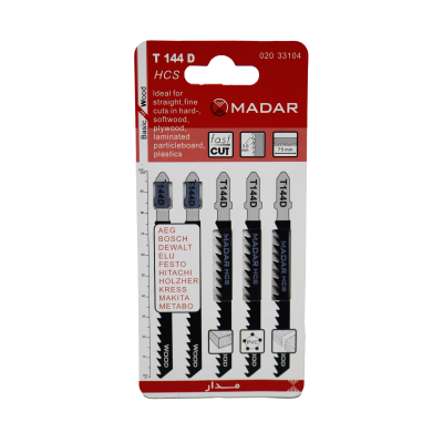 تیغه اره عمودبر مدار مدل YP-WOOD-T144D مجموعه 5 عددی