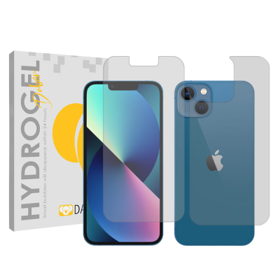 محافظ صفحه نمایش شفاف گوشی اپل iPhone 13 دبن مدل Tough به همراه محافظ پشت گوشی